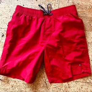 Tommy Hilfiger Medium Red Swim Trunks